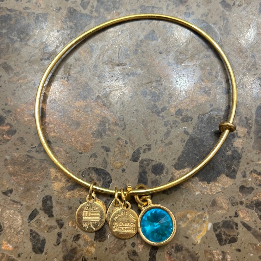 Alex and Ani gold bracelet